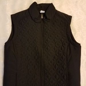 NWOT Black Quilted Vest by JMS Sz 3X